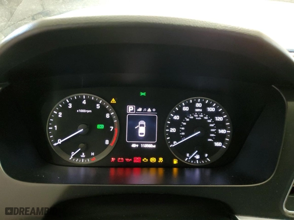 2015 Hyundai Sonata 2.4L SE with VIN 5NPE24AF6FH093323, listed as a Copart auction lot 52406005 with 113,592 mi miles and Salvage Title. Bid and sale history available at carsss.com. Image 9.
