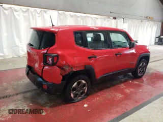 2016 Jeep Renegade Sport with VIN ZACCJBAW3GPC86911, listed as a Copart auction lot 46938265 with 91,630 mi miles and Salvage Title. Bid and sale history available at DreamBid. Image 3.