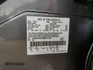 2021 Ford Edge ST z VIN 2FMPK4AP2MBA13683, wystawiony jako Copart lot #42028415 z przebiegiem 13 823 mil mil oraz Szkoda całkowita • Salvage title. Historia ofert i sprzedaży dostępna na DreamBid. Obrazek 15.