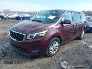 2017 Kia Sedona LX with VIN KNDMB5C19H6284704, listed as a IAAI auction lot 41756190 with 101,488 mi miles. Bid and sale history available at carsss.com. Image 18.