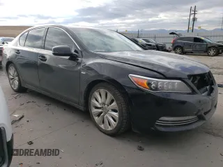 2016 Acura RLX Hybrid Advance with VIN JH4KC2F90GC000329, listed as a Copart auction lot 44647055 with 80,742 mi miles and Salvage Title. Bid and sale history available at carsss.com. Image 4.