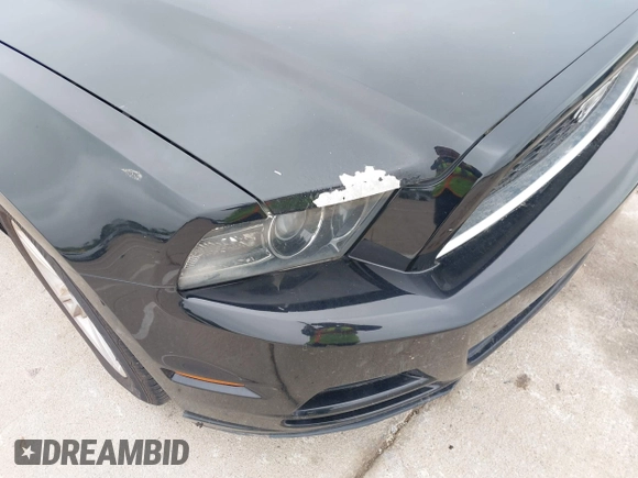 2013 Ford Mustang V6 with VIN 1ZVBP8EM9D5239373, listed as a IAAI auction lot 42373631 with 110,821 mi miles and . Bid and sale history available at DreamBid. Image 6.