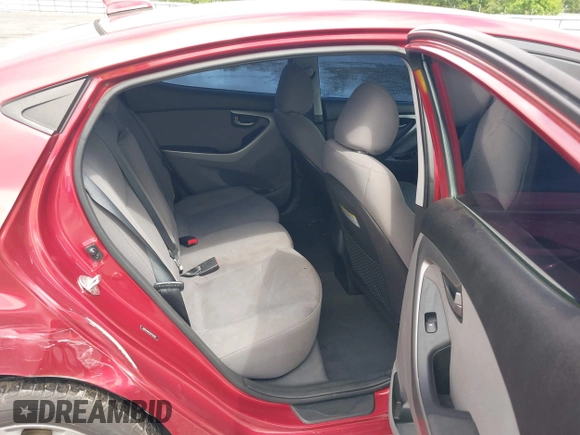 2016 Hyundai Elantra SE with VIN 5NPDH4AE1GH759460, listed as a IAAI auction lot 42201663 with 53,654 mi miles and . Bid and sale history available at DreamBid. Image 8.
