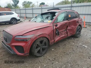 2023 Genesis GV70 2.5T with VIN KMUMADTB2PU097611, listed as a Copart auction lot 58552285 with Not provided miles and Salvage title. Bid and sale history available at DreamBid. Image 1.