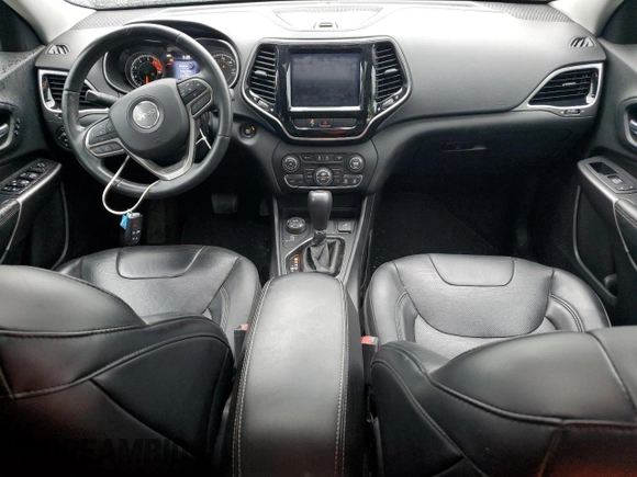 2019 Jeep Cherokee Limited with VIN 1C4PJMDN9KD169907, listed as a Copart auction lot 58623505 with 62,659 mi miles and Salvage title. Bid and sale history available at DreamBid. Image 8.