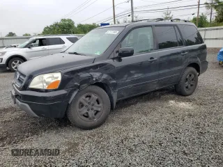 2005 Honda Pilot EX-L z VIN 2HKYF18785H548346, wystawiony jako Copart lot #57177165 z przebiegiem 229 243 mil mil oraz Szkoda całkowita • Salvage title. Historia ofert i sprzedaży dostępna na DreamBid. Obrazek 1.