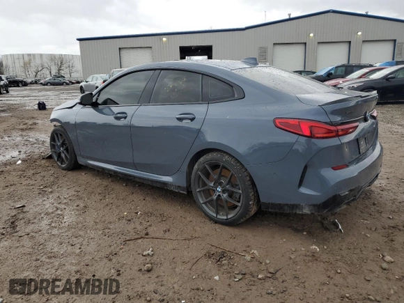 2020 BMW 2 Series M235i xDrive with VIN WBA13AL0XL7F49715, listed as a Copart auction lot 50495625 with 63,709 mi miles and Salvage Title. Bid and sale history available at DreamBid. Image 2.