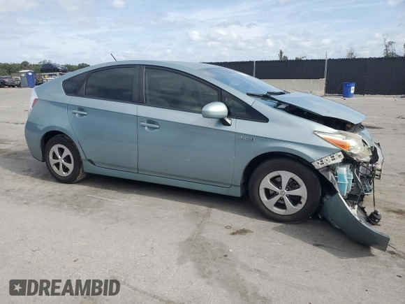 2015 Toyota Prius Four with VIN JTDKN3DU4F1887873, listed as a Copart auction lot 54273525 with 90,833 mi miles and Non Repairable. Bid and sale history available at carsss.com. Image 4.