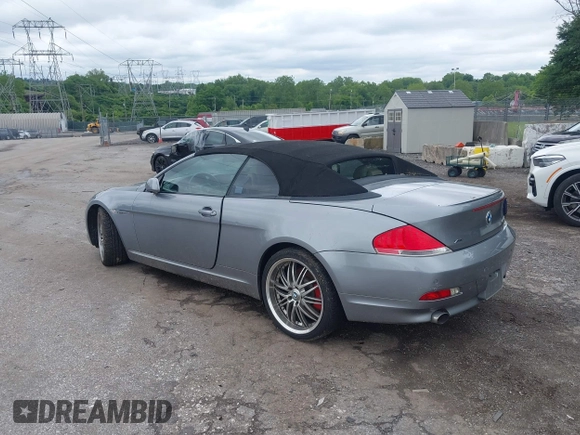 2007 BMW 6 Series 650i z VIN WBAEK13567CN83841, wystawiony jako IAAI lot #42380370 z przebiegiem 106 792 mil mil oraz . Historia ofert i sprzedaży dostępna na DreamBid. Obrazek 3.