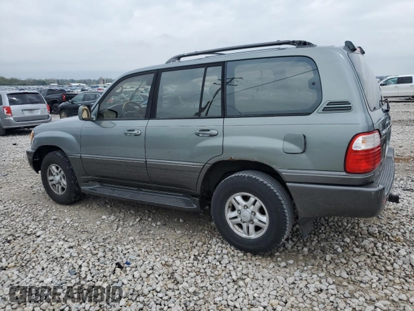 2001 Lexus LX 470 with VIN JTJHT00W913500458, listed as a Copart auction lot 55120465 with 180,384 mi miles and Clean Title. Bid and sale history available at carsss.com. Image 2.