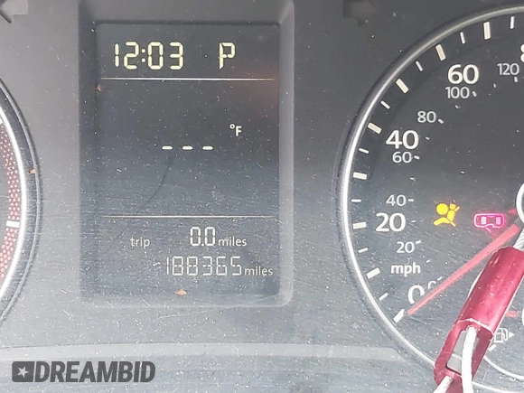 2012 Volkswagen Passat S with VIN 1VWAP7A35CC070143, listed as a IAAI auction lot 42496169 with 188,365 mi miles and . Bid and sale history available at DreamBid. Image 7.
