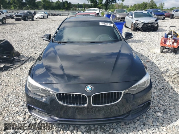 2018 BMW 4 Series 430i z VIN WBA4J1C5XJBG76540, wystawiony jako Copart lot #59963235 z przebiegiem 70 593 mil mil oraz Szkoda całkowita • Salvage title. Historia ofert i sprzedaży dostępna na DreamBid. Obrazek 5.