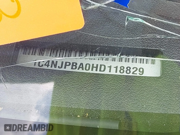 2017 Jeep Patriot Sport SE с VIN 1C4NJPBA0HD118829, выставлен на аукционе IAAI как лот 42631635 с пробегом 123 414 миль миль и . История ставок и продаж доступна на DreamBid. Изображение 9.
