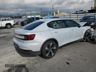 2024 Polestar 2 with VIN YSMFD3KA2RL238020, listed as a Copart auction lot 51341825 with 7,565 mi miles and Salvage Title. Bid and sale history available at carsss.com. Image 3.