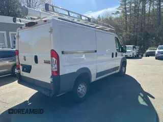 2018 Ram ProMaster Cargo with VIN 3C6TRVAG0JE148452, listed as a Copart auction lot 55467765 with 130,100 mi miles and Clean Title. Bid and sale history available at DreamBid. Image 4.