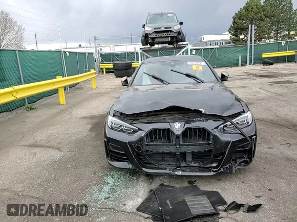 2022 BMW 4 Series M440i xDrive with VIN WBA13AW08NFM18168, listed as a Copart auction lot 55279005 with Not provided miles and Salvage title. Bid and sale history available at DreamBid. Image 13.