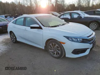 2017 Honda Civic EX with VIN 2HGFC2F83HH008497, listed as a Copart auction lot 86458684 with 81,811 mi miles and Clean Title. Bid and sale history available at DreamBid. Image 4.