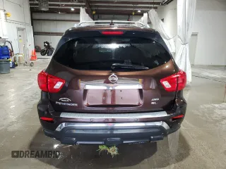 2020 Nissan Pathfinder SL with VIN 5N1DR2CM0LC639463, listed as a Copart auction lot 61338805 with 65,333 mi miles and Salvage title. Bid and sale history available at DreamBid. Image 6.
