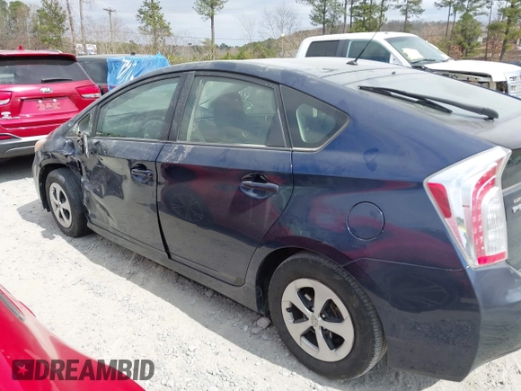 2013 Toyota Prius One with VIN JTDKN3DU8D1717206, listed as a IAAI auction lot 41723313 with 124,111 mi miles. Bid and sale history available at carsss.com. Image 14.