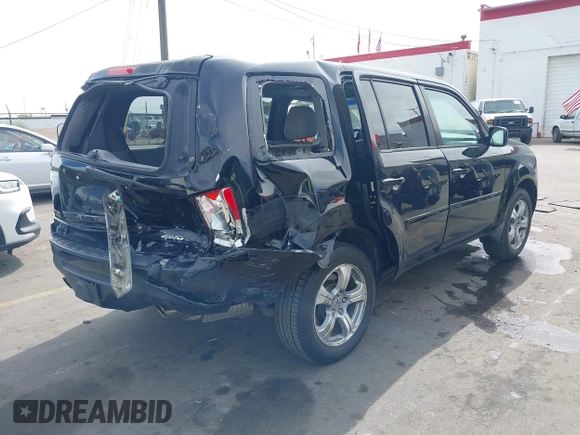 2012 Honda Pilot EX-L with VIN 5FNYF4H68CB045923, listed as a IAAI auction lot 42438452 with 231,037 mi miles and . Bid and sale history available at DreamBid. Image 4.