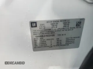 2017 GMC Acadia SLT with VIN 1GKKNMLS1HZ231936, listed as a Copart auction lot 58483905 with 153,001 mi miles and Salvage title. Bid and sale history available at DreamBid. Image 14.