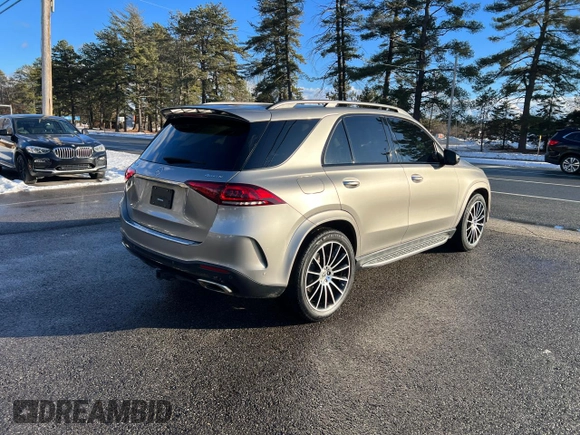 2022 Mercedes-Benz GLE 450 with VIN 4JGFB5KB0NA627391, listed as a Copart auction lot 43425495 with 85,249 mi miles and Clean title. Bid and sale history available at DreamBid. Image 3.
