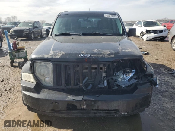 2008 Jeep Liberty Sport with VIN 1J8GN28K98W288135, listed as a Copart auction lot 46678005 with 195,163 mi miles and Salvage Title. Bid and sale history available at DreamBid. Image 5.