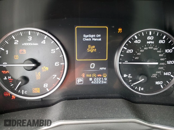 2021 Subaru Legacy Sport with VIN 4S3BWAH65M3014292, listed as a Copart auction lot 48113783 with 42,223 mi miles. Bid and sale history available at carsss.com. Image 9.