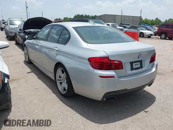 2015 BMW 5 Series 550i with VIN WBAKN9C55FD960807, listed as a IAAI auction lot 42640043 with 129,641 mi miles and . Bid and sale history available at DreamBid. Image 3.