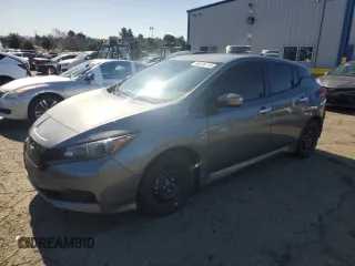 2023 Nissan LEAF S with VIN 1N4AZ1BV3PC555158, listed as a Copart auction lot 46356715 with 49,317 mi miles and Salvage Title. Bid and sale history available at DreamBid. Image 1.