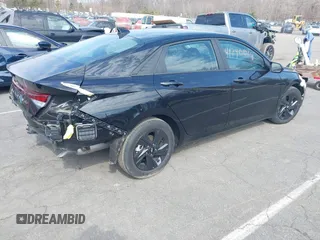 2023 Hyundai Elantra SEL with VIN KMHLM4AG8PU442866, listed as a IAAI auction lot 41790018 with 14,454 mi miles and . Bid and sale history available at DreamBid. Image 4.