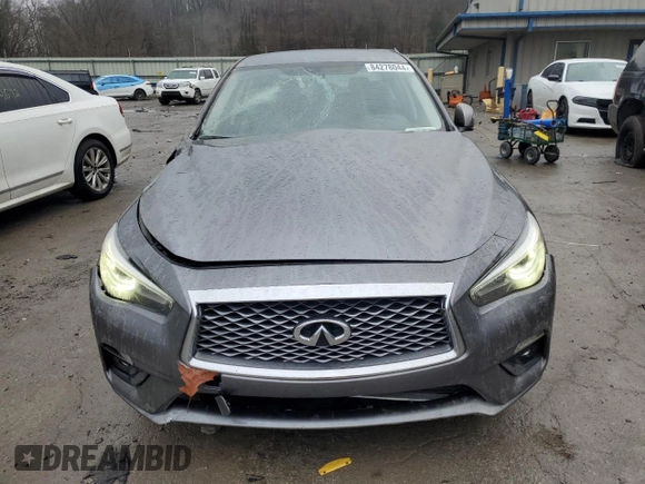 2021 Infiniti Q50 Pure z VIN JN1EV7AR2MM754239, wystawiony jako Copart lot #84278044 z przebiegiem 72 490 mil mil oraz Szkoda całkowita • Salvage title. Historia ofert i sprzedaży dostępna na DreamBid. Obrazek 5.