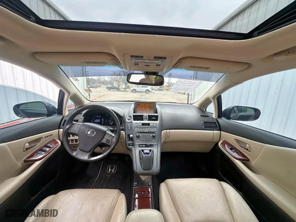 2010 Lexus HS 250h with VIN JTHBB1BAXA2008917, listed as a Copart auction lot 53211715 with 211,363 mi miles and Salvage Title. Bid and sale history available at carsss.com. Image 9.