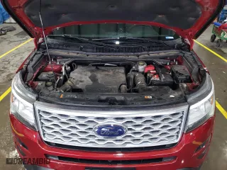 2017 Ford Explorer Platinum with VIN 1FM5K8HT8HGE23534, listed as a Copart auction lot 51412075 with 127,911 mi miles and Salvage Title. Bid and sale history available at carsss.com. Image 12.