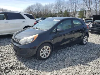 2013 Kia Rio LX with VIN KNADM5A30D6107500, listed as a Copart auction lot 50458555 with 113,718 mi miles and Clean Title. Bid and sale history available at carsss.com. Image 1.