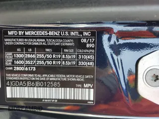2018 Mercedes-Benz GLE 350 с VIN 4JGDA5JB6JB012585, выставлен на аукционе Copart как лот 58899415 с пробегом 87 081 миль миль и Списание • Salvage title. История ставок и продаж доступна на DreamBid. Изображение 13.