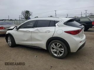 2017 Infiniti QX30 Sport with VIN SJKCH5CP6HA034474, listed as a Copart auction lot 44592985 with 80,729 mi miles and Salvage title. Bid and sale history available at DreamBid. Image 2.