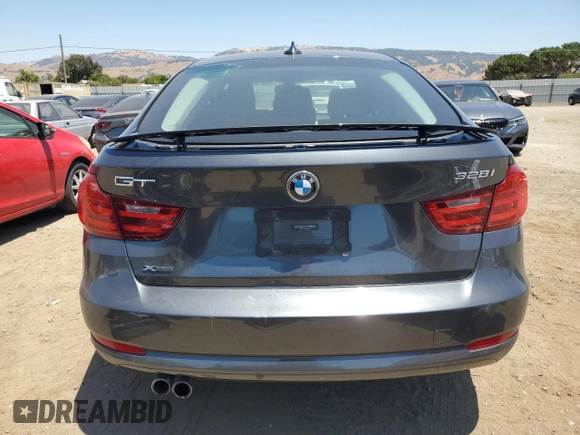 2014 BMW 3 Series 328i Gran Turismo xDrive with VIN WBA3X5C56ED556307, listed as a Copart auction lot 63501095 with 76,033 mi miles and Salvage title. Bid and sale history available at DreamBid. Image 6.