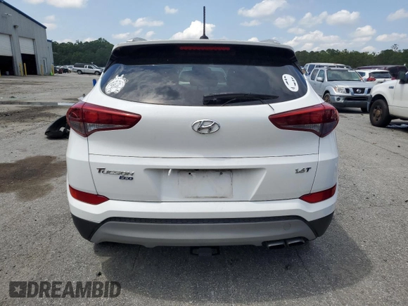 2017 Hyundai Tucson Sport z VIN KM8J33A20HU501435, wystawiony jako Copart lot #58805485 z przebiegiem 54 289 mil mil oraz Tytuł czysty. Historia ofert i sprzedaży dostępna na DreamBid. Obrazek 6.
