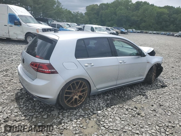 2016 Volkswagen Golf GTI SE with VIN 3VW5T7AU1GM001735, listed as a Copart auction lot 55133774 with 48,277 mi miles and Salvage Title. Bid and sale history available at carsss.com. Image 3.