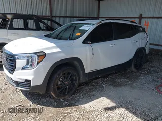 2023 GMC Terrain SLE z VIN 3GKALMEG3PL171805, wystawiony jako IAAI lot #41968405 z przebiegiem 54 968 mil mil oraz . Historia ofert i sprzedaży dostępna na DreamBid. Obrazek 2.