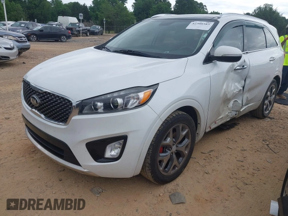 2017 Kia Sorento SX z VIN 5XYPK4A50HG296217, wystawiony jako IAAI lot #42308585 z przebiegiem 146 153 mil mil oraz . Historia ofert i sprzedaży dostępna na DreamBid. Obrazek 2.