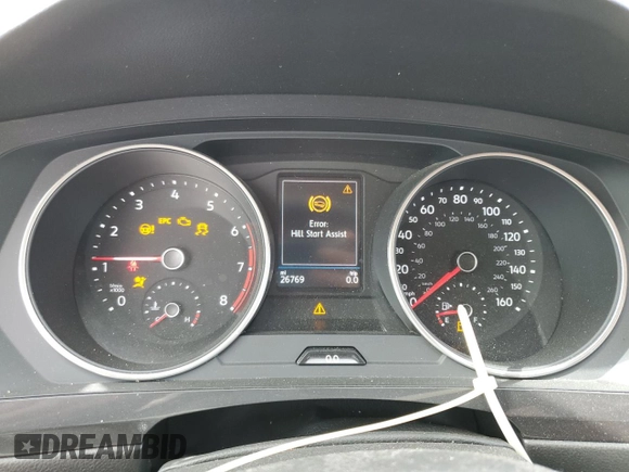 2021 Volkswagen Tiguan S with VIN 3VV0B7AX9MM072172, listed as a Copart auction lot 48933415 with 26,769 mi miles and Salvage Title. Bid and sale history available at DreamBid. Image 9.