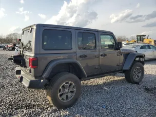 2020 Jeep Wrangler Unlimited Rubicon with VIN 1C4HJXFN3LW342670, listed as a Copart auction lot 46585355 with 19,569 mi miles and Salvage title. Bid and sale history available at DreamBid. Image 3.