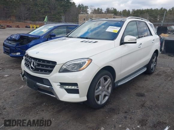 2015 Mercedes-Benz M 400 with VIN 4JGDA5GB3FA534787, listed as a IAAI auction lot 41084917 with 116,325 mi miles and . Bid and sale history available at DreamBid. Image 2.
