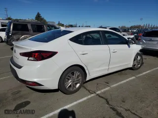 2020 Hyundai Elantra SEL with VIN 5NPD84LFXLH546149, listed as a Copart auction lot 44609215 with 253,028 mi miles and Salvage Title. Bid and sale history available at carsss.com. Image 3.