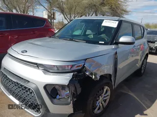 2021 Kia Soul LX with VIN KNDJ23AU5M7779829, listed as a IAAI auction lot 41557514 with 54,623 mi miles. Bid and sale history available at carsss.com. Image 18.