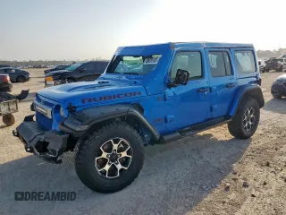 2021 Jeep Wrangler Unlimited Rubicon z VIN 1C4HJXFN6MW756530, wystawiony jako Copart lot #60070105 z przebiegiem 46 571 mil mil oraz Szkoda całkowita • Salvage title. Historia ofert i sprzedaży dostępna na DreamBid. Obrazek 1.