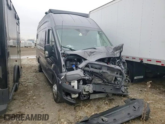 2023 Ford Transit with VIN 1FTBR3UG2PKA02239, listed as a Copart auction lot 82384484 with Not provided miles and Salvage title. Bid and sale history available at DreamBid. Image 15.