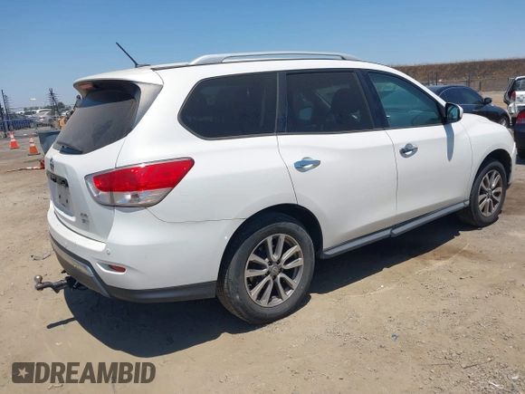 2013 Nissan Pathfinder Platinum with VIN 5N1AR2MM9DC661478, listed as a IAAI auction lot 42658641 with 183,913 mi miles and . Bid and sale history available at DreamBid. Image 4.